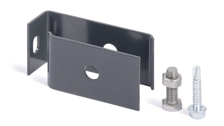 Set-Bestandteile Befestigungs-Set f.Gittermatten,anth,5St