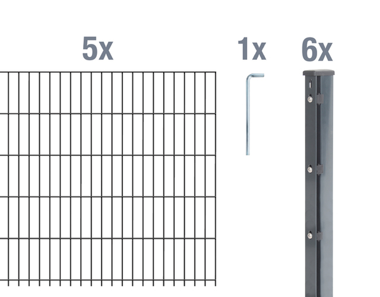 Set-Bestandteile DSM-Set,Flach.6/5/6anth2500x1230/12,5