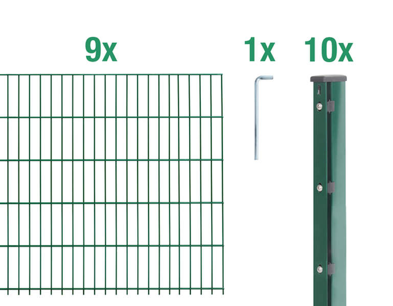 Set-Bestandteile DSM-Set,Flach.6/5/6grün2500x1230/22,5