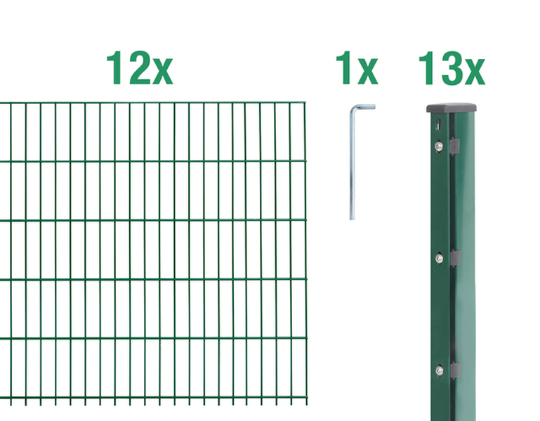 Set-Bestandteile DSM-Set,Flach.6/5/6grün2500x830/30
