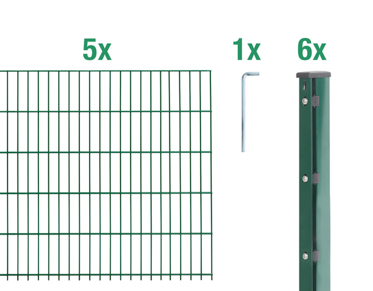 Set-Bestandteile DSM-Set,Flach.8/6/8grün2500x2030/12,5