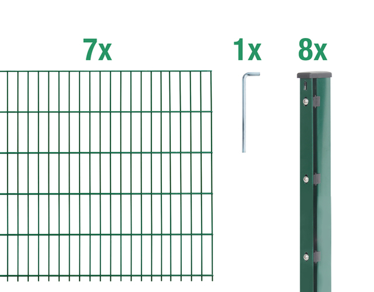 Set-Bestandteile DSM-Set,Flach.8/6/8grün2500x1830/17,5