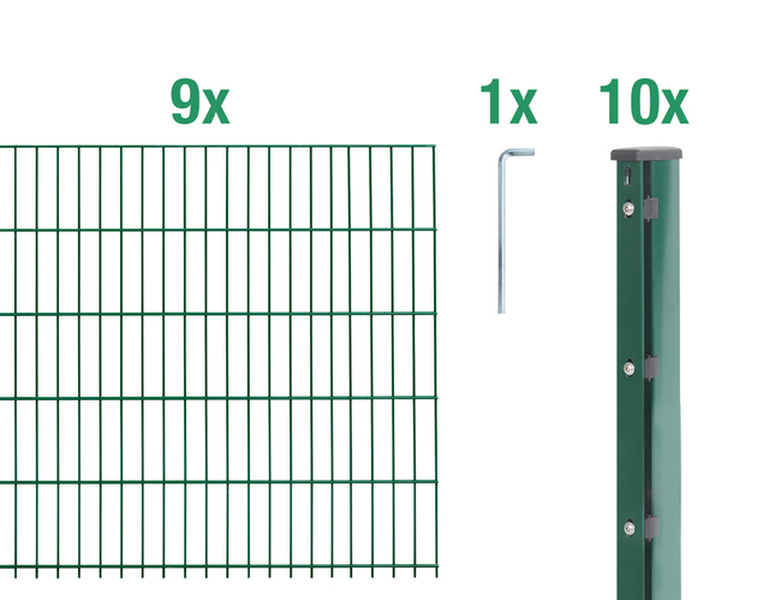 Set-Bestandteile DSM-Set,Flach.8/6/8grün2500x2230/22,5