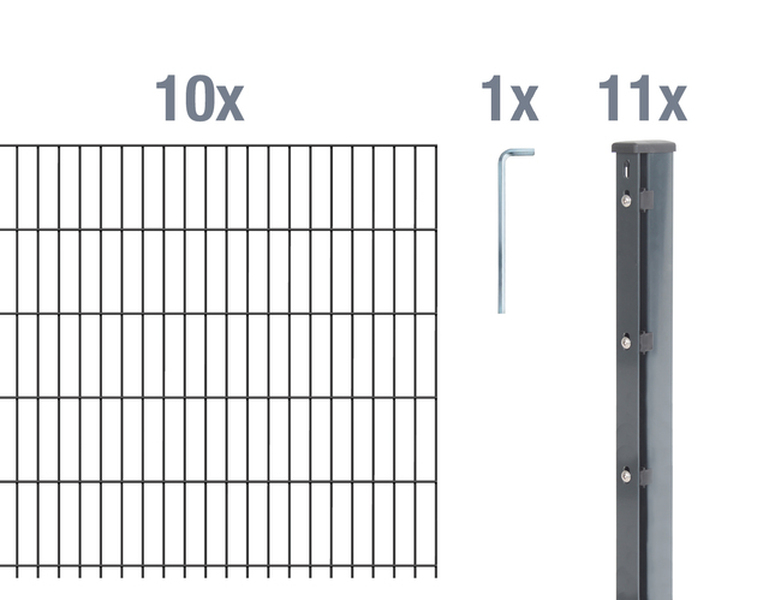 Set-Bestandteile DSM-Set,Flach.8/6/8anth2500x2430/25