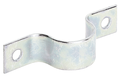 Collier tube, Matériau: Acier brut, Finition: galvanisée passivée, Longueur: 79 mm, Largeur: 20 mm, Hauteur: 19 mm, pour tubes Ø: 19 mm, pour tubes Ø: 3/4 Pouce, Épaisseur du matériau: 2,00 mm, Nombre de trous: 2, Trou: Ø6,5 mm, CutCase