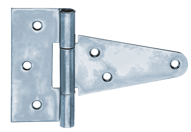 Penture anglaise large, avec goupille non rivetée, avec trous de vis fraisés, Matériau: Acier brut, Finition: zinguée, Longueur de penture: 148 mm, Largeur de charnière: 40 mm, Longueur de charnière: 90 mm, Largeur de penture: 46 mm, Épaisseur du matériau: 1,80 mm, Nombre de trous: 6, Trou: Ø6 mm