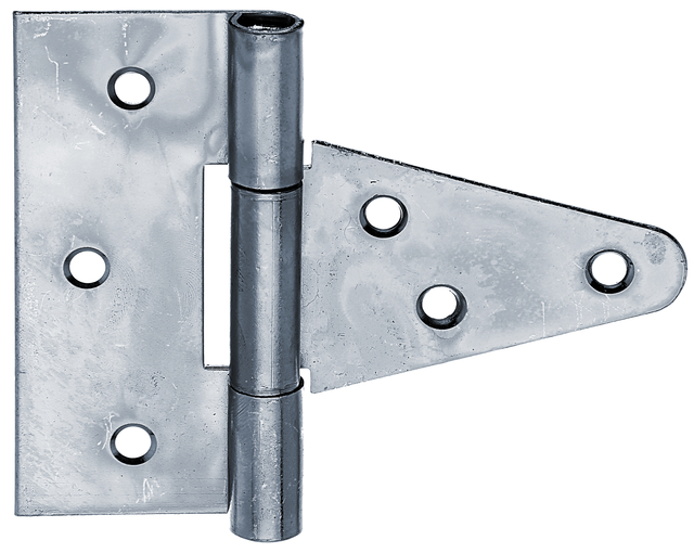 Penture anglaise large, avec goupille non rivetée, avec trous de vis fraisés, Matériau: Acier brut, Finition: zinguée, Longueur de penture: 79 mm, Largeur de charnière: 40 mm, Longueur de charnière: 90 mm, Largeur de penture: 50 mm, Épaisseur du matériau: 1,80 mm, Nombre de trous: 6, Trou: Ø6 mm