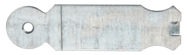 Patte à scellement, Matériau: Acier brut, Finition: galvanisée Sendzimir, à bétonner, Contenu par UV: 6 Pièce, Longueur: 110 mm, Largeur: 30 mm, Épaisseur du matériau: 2,50 mm, Nombre de trous: 1, Trou: Ø5,5 mm, en paquets grandes dimensions, CutCase