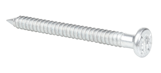 Ankernagel, Material: Stahl roh, Oberfläche: verzinkt, Großpack im Karton, mit Kennzeichnung nach EN 14592, Inhalt pro PE: 250 St., Durchmesser: 4 mm, Länge: 50 mm, ausgelegt für Standardquerschnitte aus Konstruktionsvollholz (KVH) und Brettschichtholz (BS-Holz), im Großpack, CutCase