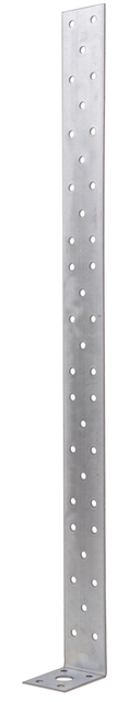 Zuganker, Material: Stahl roh, Oberfläche: sendzimirverzinkt, mit CE-Kennzeichnung nach ETA-08/0165, Höhe: 500 mm, Tiefe: 52 mm, Breite: 40 mm, Materialstärke: 2,00 mm, Anzahl Löcher: 1 / 42, Loch: Ø13 / Ø5 mm