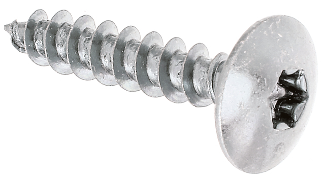 Vis à bois Maxi-Fix, Matériau: Acier brut, Finition: galvanisée, sous blister brochable, Contenu par UV: 4 Pièce, Diamètre: 6 mm, Longueur: 30 mm, Emballé SB