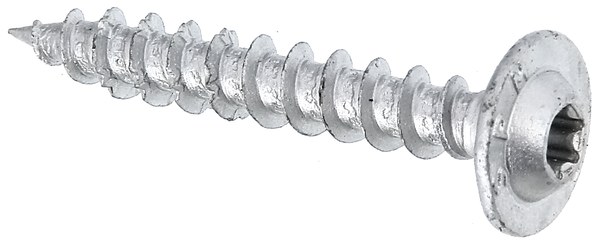 Vis à bois Speed, Matériau: Acier brut, Finition: zinc-aluminium, argent, gros volume, Contenu par UV: 50 Pièce, Diamètre: 7 mm, Longueur: 50 mm, en paquets grandes dimensions