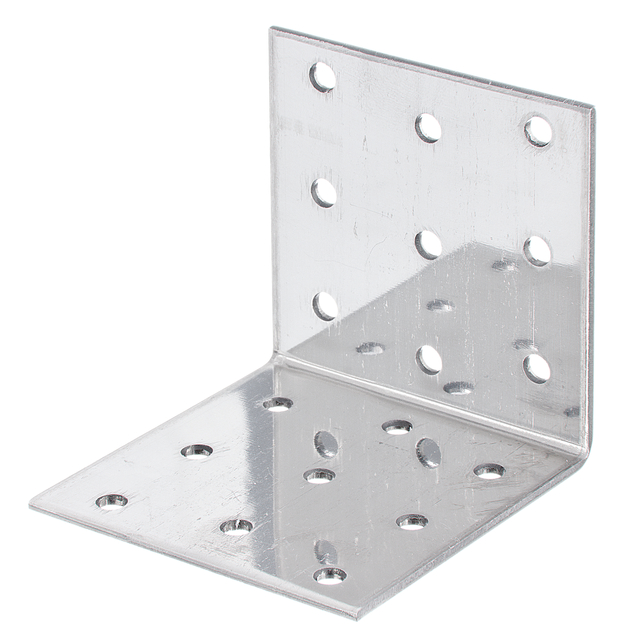 Équerre multi-trous, Matériau: Acier brut, Finition: galvanisée Sendzimir, avec marquage CE selon ETA-08/0165, Contenu par UV: 20 Pièce, Profondeur: 40 mm, Hauteur: 40 mm, Largeur: 60 mm, Épaisseur du matériau: 2,50 mm, Nombre de trous: 12, Trou: Ø5 mm, en paquets grandes dimensions, CutCase