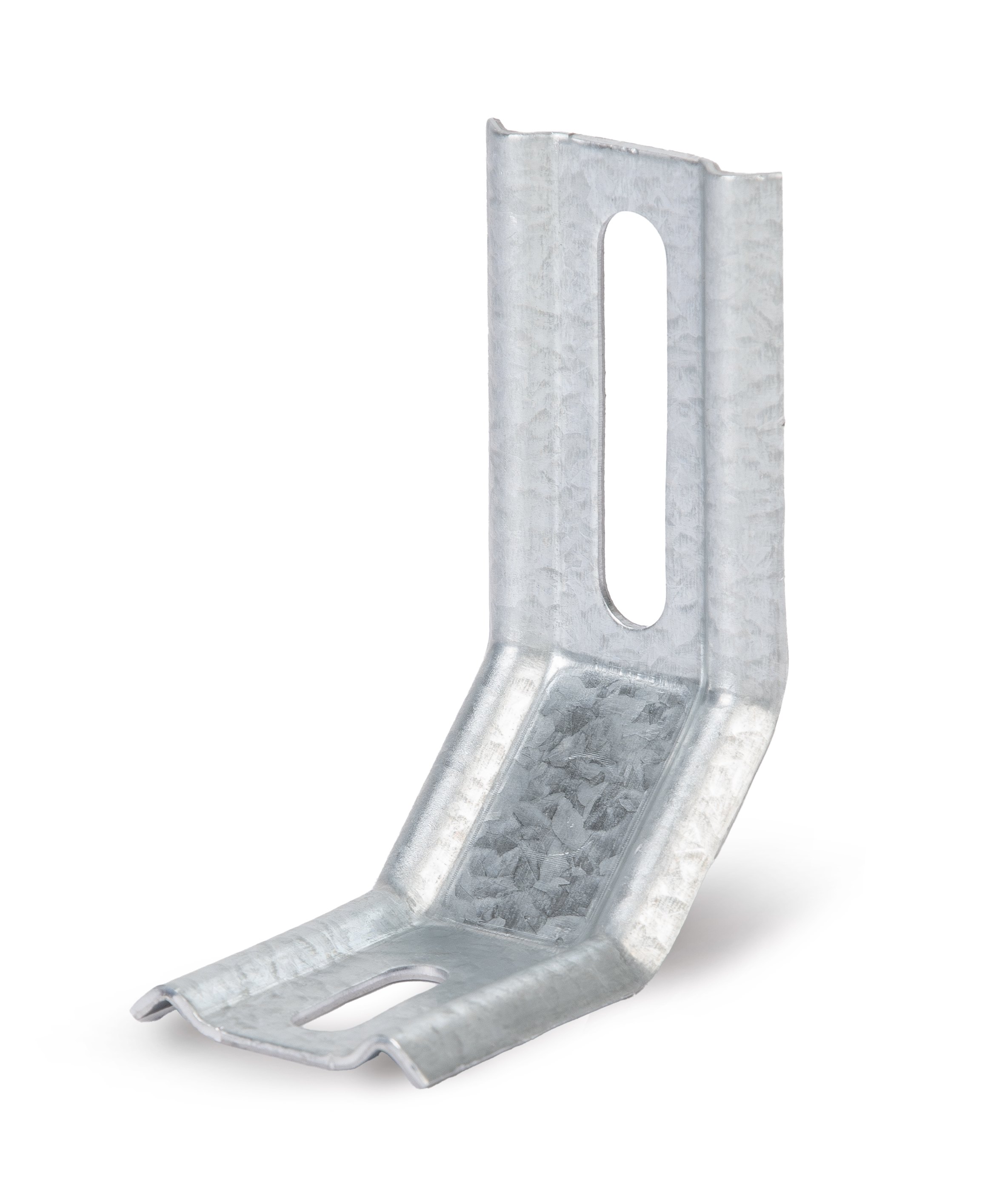 Équerre réglable 3 pans - 2 angles 45°, Matériau: Acier brut, Finition: galvanisée Sendzimir, Profondeur: 35 mm, Cuisse: 30 mm, Hauteur: 50 mm, Largeur: 32 mm, Épaisseur du matériau: 1,50 mm, Nombre de trous: 1 / 1, Trou: 8 x 40 / 6,5 x 20 mm, CutCase