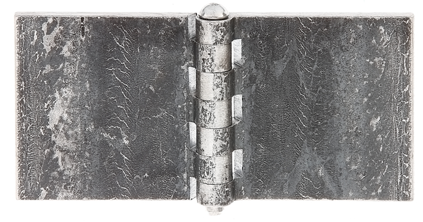 Cerniera, Materiale: acciaio grezzo, da saldare, lunghezza: 80 mm, Larghezza: 160 mm, Spessore del materiale: 6,00 mm