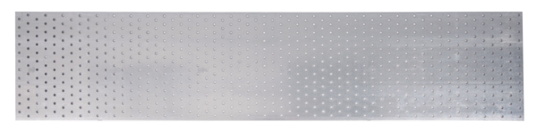 Lochplattenstreifen, Material: Stahl roh, Oberfläche: sendzimirverzinkt, mit Kennzeichnung nach EN 14545, Länge: 1200 mm, Breite: 260 mm, Materialstärke: 2,00 mm, Loch: Ø5 mm