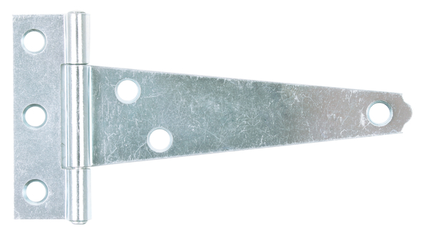 Bisagra para baúl, con pasador remachado, con agujeros para atornillar avellanados, Material: Acero crudo, Superficie: galvanizado, Longitud de la banda: 100 mm, Anchura de la bisagra: 20 mm, Longitud de la bisagra: 60 mm, Anchura de la banda: 29 mm, Modelo: enrollado, Espesura del material: 1,50 mm, Número de agujeros: 6, Perforación: Ø5,5 mm, Artículo Francia