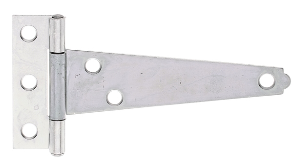 Bisagra para baúl, con pasador remachado, con agujeros para atornillar avellanados, Material: Acero crudo, Superficie: galvanizados, pasivado con capa gruesa, Longitud de la banda: 100 mm, Anchura de la bisagra: 20 mm, Longitud de la bisagra: 60 mm, Anchura de la banda: 29 mm, Modelo: enrollado, Espesura del material: 1,50 mm, Número de agujeros: 6, Perforación: Ø5,5 mm