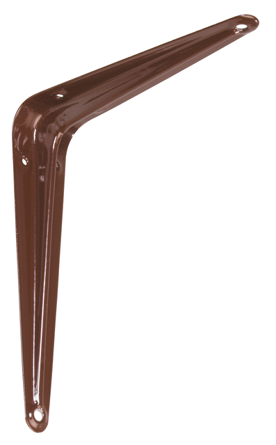 Shelf bracket, Material: steel, Surface: brown painted, Height: 150 mm, Depth: 125 mm