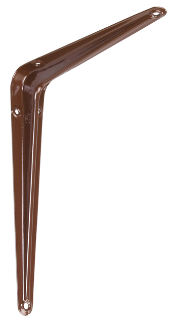 Shelf bracket, Material: steel, Surface: brown painted, Height: 200 mm, Depth: 150 mm