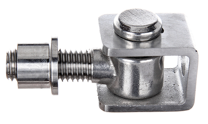 Gond à souder avec filetage court, étrier fermé, Matériau: Acier inoxydable, V4A, Filetage: M12, Conteneurs professionnels