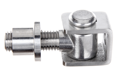 Gond à souder avec filetage court, étrier fermé, Matériau: Acier inoxydable, V4A, Filetage: M20, Conteneurs professionnels