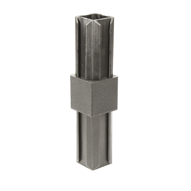 XD tube connector, straight, Material: polyamide 6, colour: black, For tube: 30 x 30 x 2.0 mm