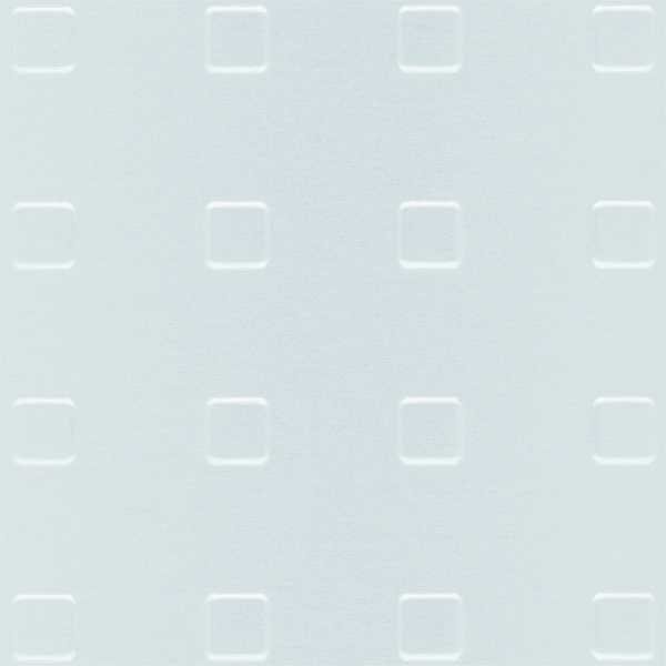 Blacha strukturalna, przetłoczenie kwadratowe, materiał: aluminium, powierzchnia: anodowana srebrna, Długość: 1000 mm, Szerokość: 200 mm, Grubość materiału: 1,00 mm