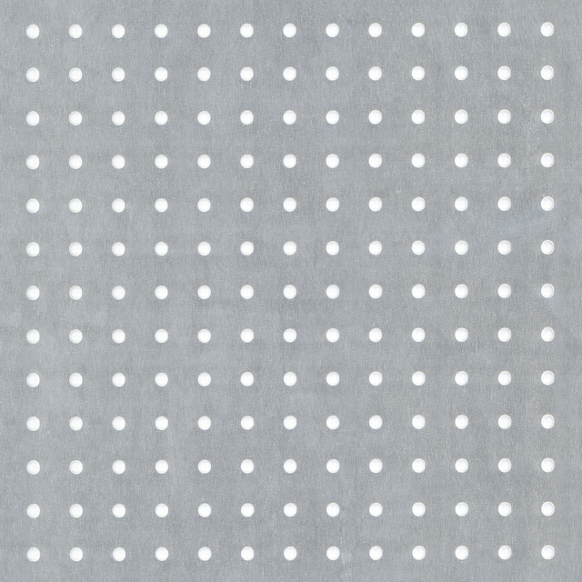 Perforated sheet, round holes, Material: Aluminium, Surface: untreated, Length: 1000 mm, Width: 120 mm, Distance from middle to middle of hole: 15 mm, Material thickness: 1.50 mm