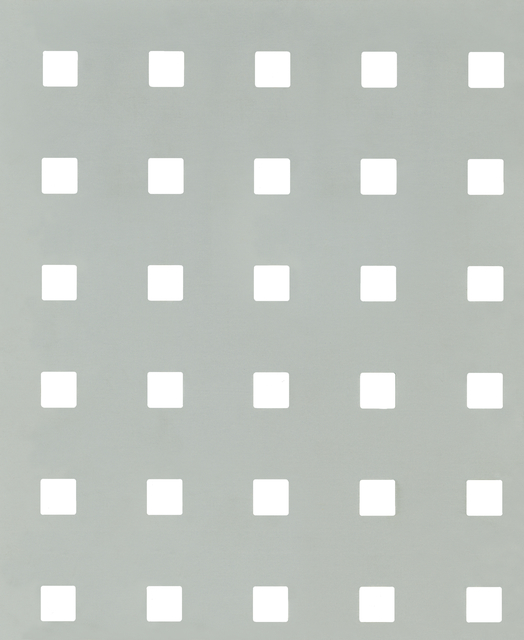 Chapa perforada: perforación de forma cuadrada