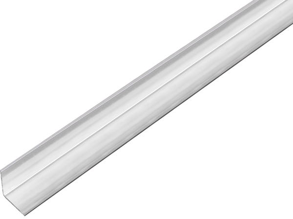 Profil kątowy, materiał: Stal szlachetna, Szerokość: 10 mm, Wysokość: 10 mm, Grubość materiału: 1 mm, Wersja: równoramienna, Długość: 2000 mm