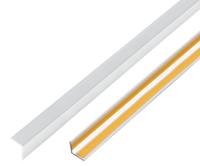 Profilo angolare autoadesivo, con pellicola protettiva