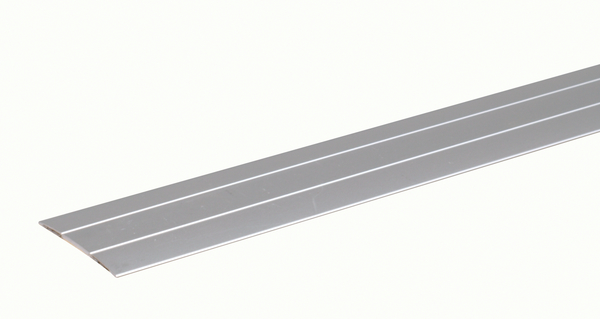 Barre de seuil autoadhésive, Matériau: Aluminium, Finition: couleur argent, anodisée, Largeur: 38 mm, Longueur: 900 mm, Épaisseur du matériau: 1,00 mm, Emballé SB