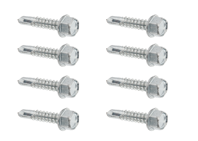 Schrauben-Set, Befestigung von Zaunfeldern an Pfosten