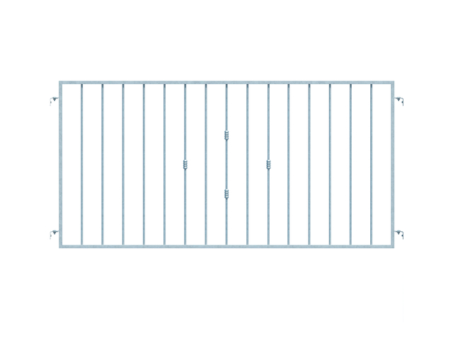 Zaunfeld Basic II in Sondermaßen