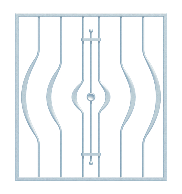 Grille de fenêtre Frankfurt sur mesure, pour fixation en tableau ou sur mur extérieur, Matériau: Acier brut, Finition: galvanisée passivée, fixation sur le mur, Largeur d'ouverture: 571 - 945 mm, Hauteur d'embrasure: 880 - 1160 mm, Largeur du cadre: 651 - 1025 mm, Hauteur de cadre: 880 - 1160 mm, Épaisseur de cadre: 30 x 20 mm, Ø du barreau intérieur: 16 mm, Nombre de points de fixation: 4, Barreau: sans, Garantie de 15 ans contre l'oxydation
