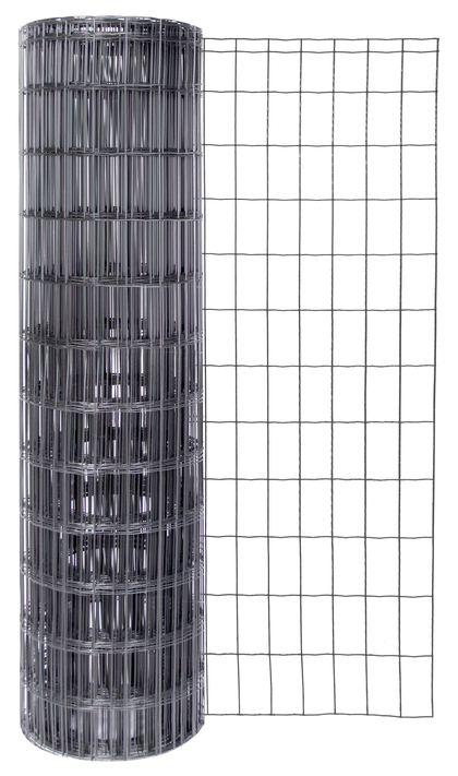 Schweißgitter Fix-Clip Pro®, Material: Stahl roh, Oberfläche: verzinkt, anthrazit-metallic kunststoffbeschichtet, Inhalt pro PE: 10 m, Länge: 10 m, Höhe: 810 mm, Maschenweite: 50 x 100 mm, Draht-Ø: 2,2 mm, 10 Jahre Garantie gegen Durchrosten