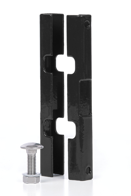 Łącznik paneli do paneli drucianych z podwójnymi prętami