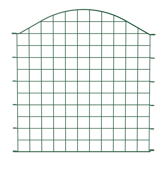 Teich-Zaunfeld, Bogen mittig oben