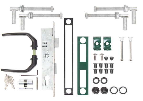 Zubehör-Set für Wellengitter-Doppeltore für Tore bis 1500 mm Höhe