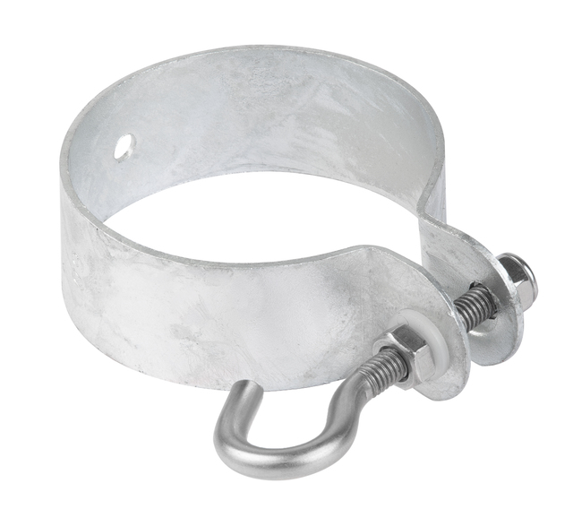 Schelle zur Befestigung von Geflechtspannstäben