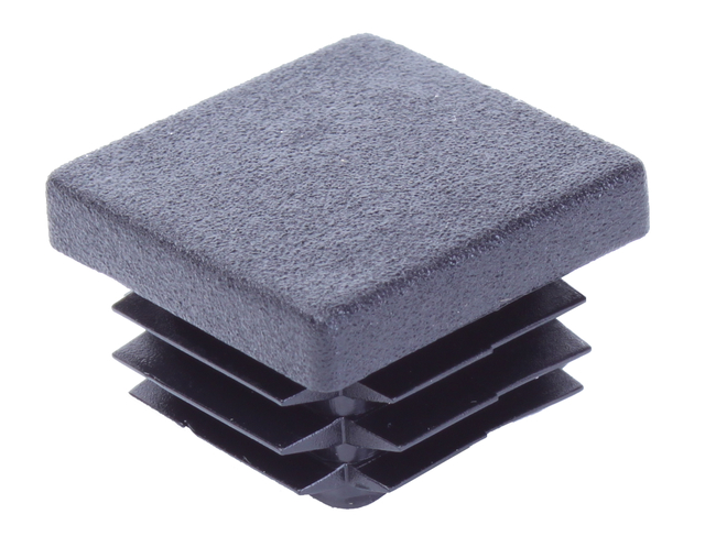 Capuchon de poteau pour poteau universel, Matériau: Plastique, couleur noir, Contenu par UV: 4 Pièce, Longueur: 30 mm, Largeur: 30 mm, Emballé SB