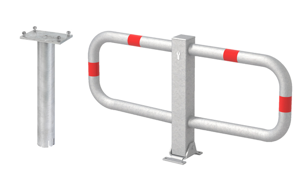 Parkplatzbügel Stoppy I, umlegbar