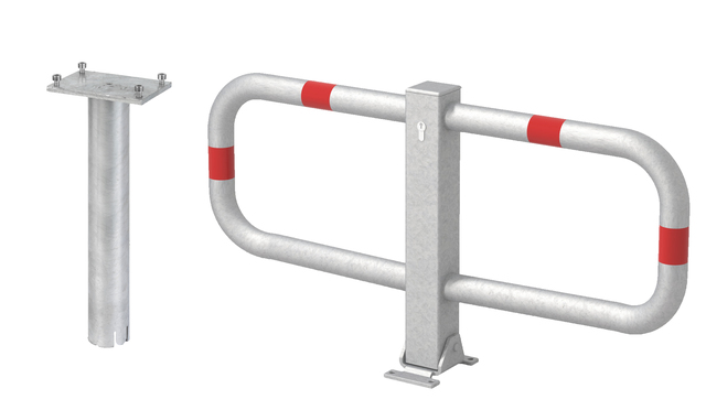 Parkplatzbügel Stoppy I, umlegbar