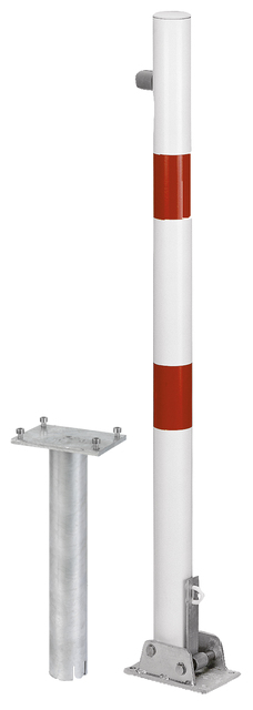 Absperrpfosten Locky-Bo, rund, umlegbar