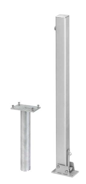 Absperrpfosten Locky-Bo, eckig, umlegbar