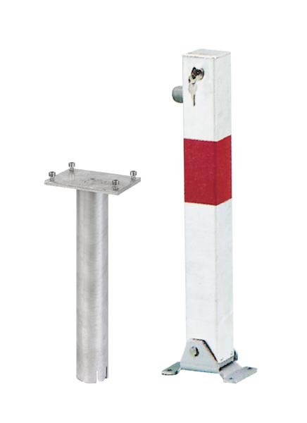 Absperrpfosten Little-Bo, eckig, umlegbar