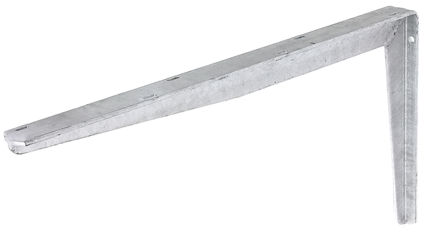 Konsole aus T-Profil, Material: Stahl roh, Oberfläche: feuerverzinkt, Höhe: 300 mm, Tiefe: 550 mm, Belastung max.: 110 kg, T-Eisen: 40 x 40 x 5 mm