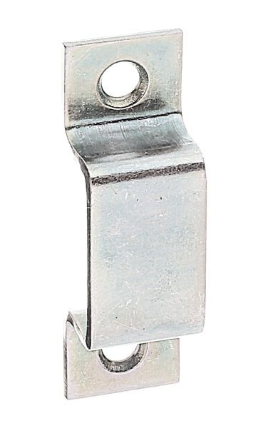 Schlaufe, Material: Stahl roh, Oberfläche: galvanisch verzinkt, Dickschichtschutz, Inhalt pro PE: 4 St., lichte Länge: 20 mm, lichte Höhe: 9 mm, Gesamtlänge: 44 mm, Gesamtbreite: 13 mm, Anzahl Löcher: 2, Loch: Ø4,2 mm, SB-verpackt