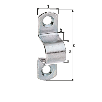 Gâche, avec trous de vis fraisés, Matériau: Acier brut, Finition: galvanisée passivée, avec trous de vis fraisés, largueur: 9 mm, Hauteur d'ouverture: 12 mm, Longueur totale: 37 mm, Largeur totale: 10 mm, Nombre de trous: 2, Trou: Ø3,8 mm, CutCase Gâche, avec trous de vis fraisés, Matériau: Acier brut, Finition: galvanisée passivée, avec trous de vis fraisés, largueur: 9 mm, Hauteur d'ouverture: 12 mm, Longueur totale: 37 mm, Largeur totale: 10 mm, Nombre de trous: 2, Trou: Ø3,8 mm, CutCase